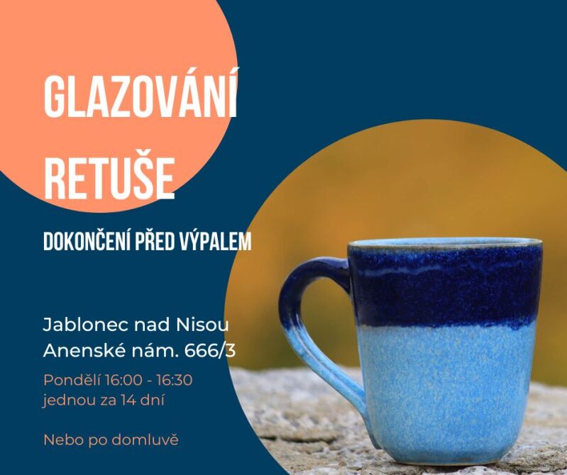 Keramika - retuše, glazování